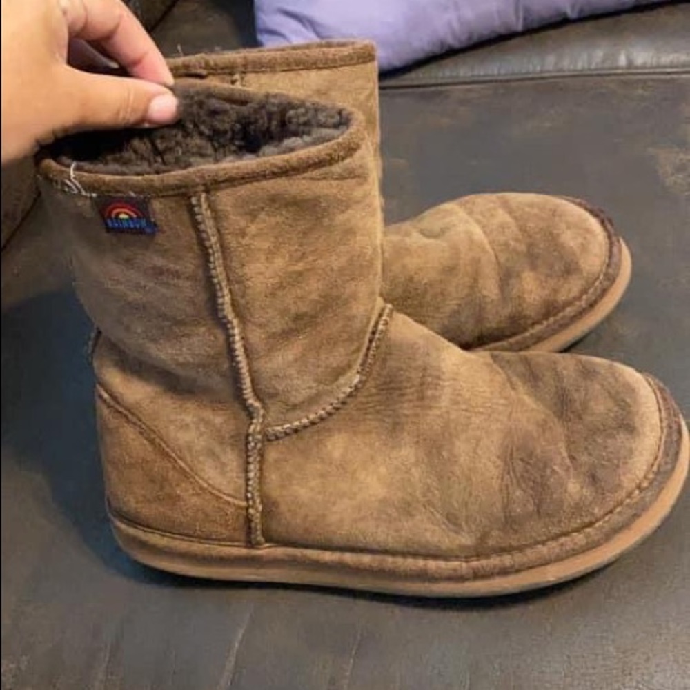 Rainbow boots